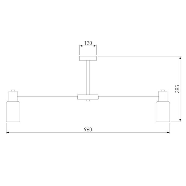 Потолочная люстра Eurosvet Vegga 70160/12 хром Smart
