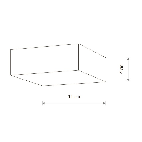 Потолочный cветильник Nowodvorski Lid Square Led White 10428