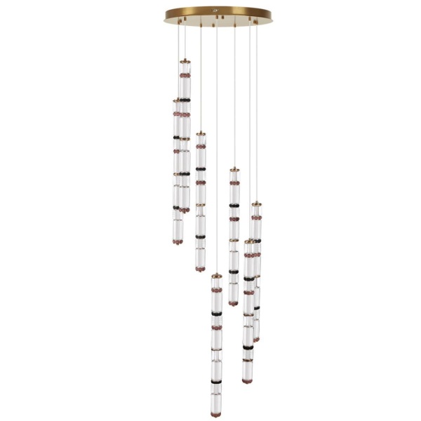 Каскадная люстра Odeon Light Collier L-Vision 5455/210L