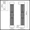 Настенный светильник Odeon Light Collier L-Vision 5455/12WL
