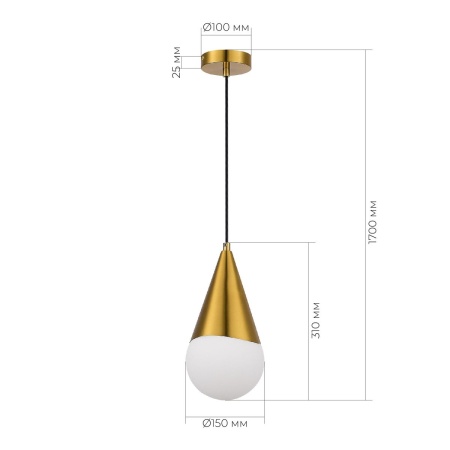 Подвесной светильник Evoluce Fiori SLE1197-203-01