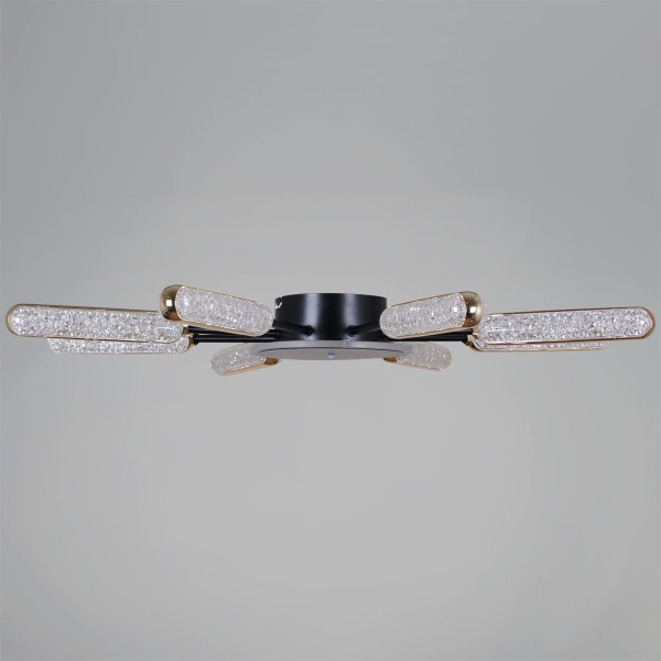 Потолочная светодиодная люстра Reluce 08290-0.3-08 BK+GD