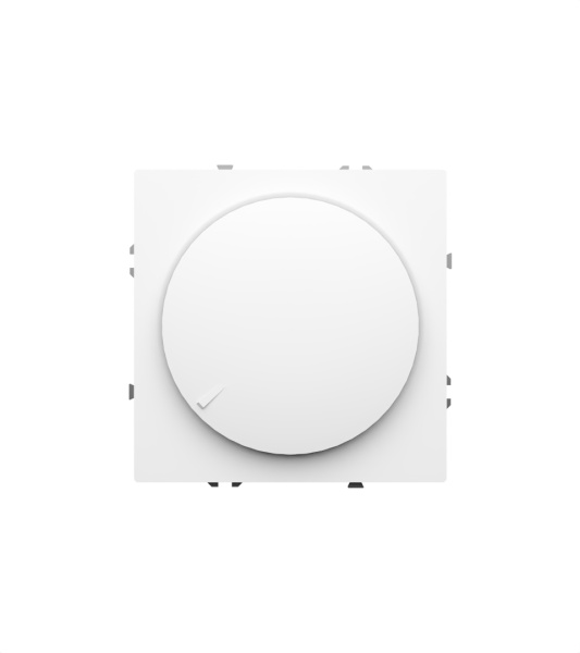 Терморегулятор электронный Voltum S70 с индикацией и датчиком, для теплого пола, (белый глянцевый) VLS070101