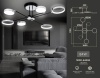 Потолочная светодиодная люстра Ambrella light Comfort Line FL5155