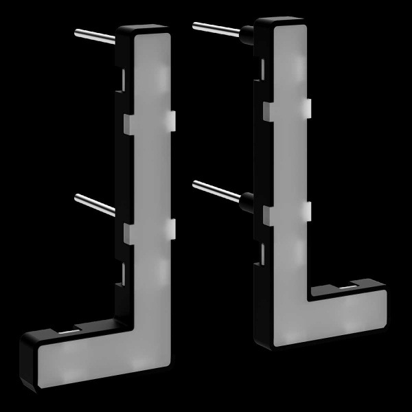 Модули подсветки клавиш выключателя/переключателя двухклавишного, S70 Voltum VLS080401