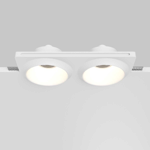 Встраиваемый светильник Maytoni Technical DL124-GU10-02-TRS-W