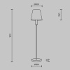 Торшер Maytoni MOD483FL-01BS