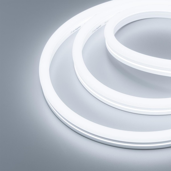Светодиодная лента герметичная MOONLIGHT-SIDE-X336-12x24mm 230V White6500 (11 W/m, IP65, 50m, wire x1) (Arlight, Грибовидная форма) 051905