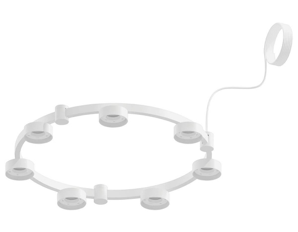 Корпус подвесной люстры Ambrella light DIY Spot Techno Ring SWH белый песок C9236 Корпус подвесной люстры Ambrella light DIY Spot Techno Ring SWH белый песок C9236