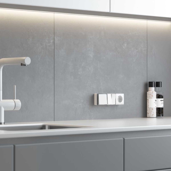 Выключатель одноклавишный Werkel Gallant белый W5010001 4690389163692