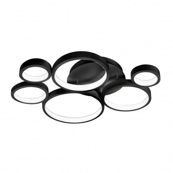 Потолочная светодиодная люстра iLedex Ring Star 9004-6-X-T BK