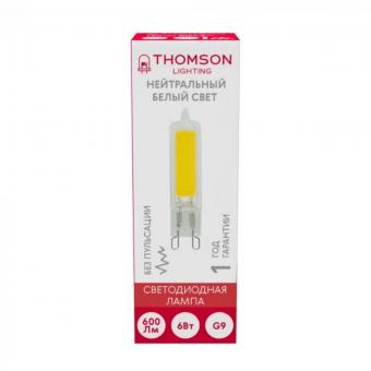 Лампа светодиодная Thomson G9 6W 4000K прозрачная TH-B4211