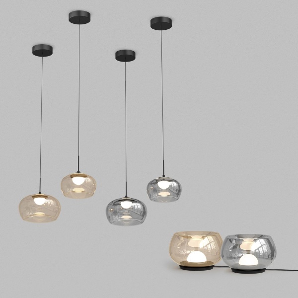 Настольная светодиодная лампа Denkirs Floa DK6747-BK+SM