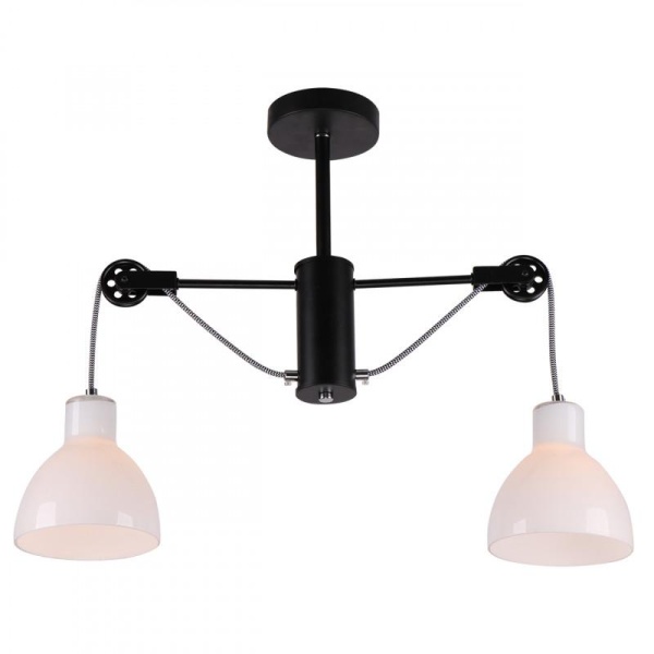 Потолочная люстра IMEX MD.1230-2-S BK+CH