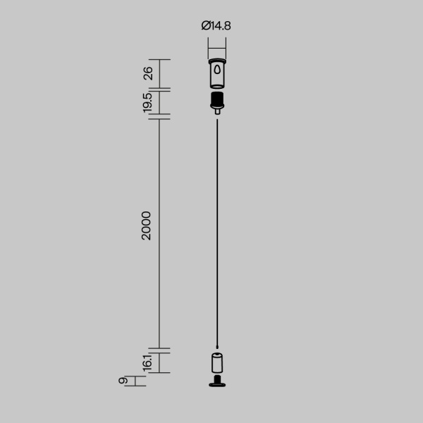 Комплектующие для профиля Maytoni Led Strip 642045 Комплектующие для профиля Maytoni Led Strip 642045