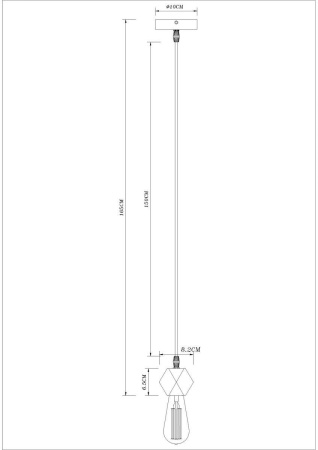 Подвесной светильник Arte Lamp Mark A7049SP-1BK