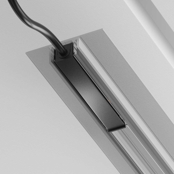 Ввод питания Exility X, черный Maytoni Technical EXILITY X Accessories for tracks Exility X TRA239B-42B