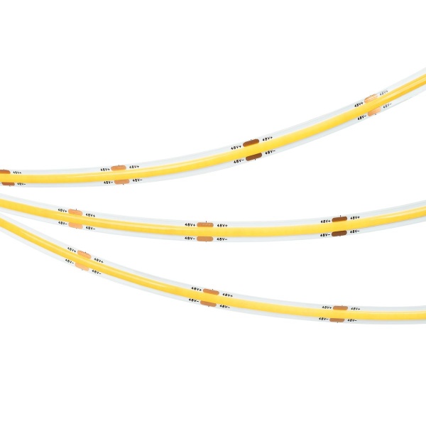 Светодиодная лента Arlight 8W/m 320LED/m CSP теплый белый 50М COB-X320-8mm 48V Warm2700 043242