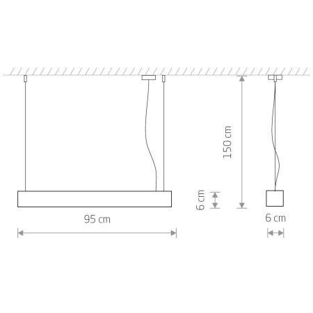 Подвесной светильник Nowodvorski Soft Led 90x6 7535