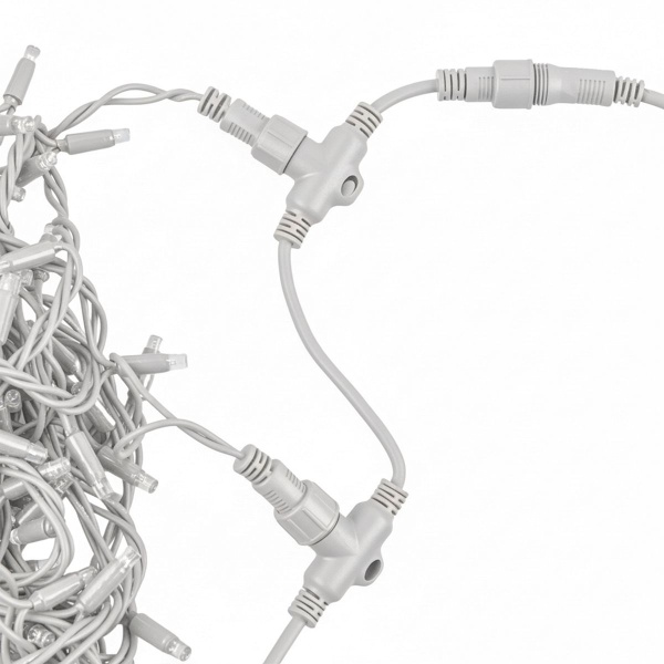 Провод-шина для гирлянд Uniel UCX-F90 T10/2M/WH UL-00013218