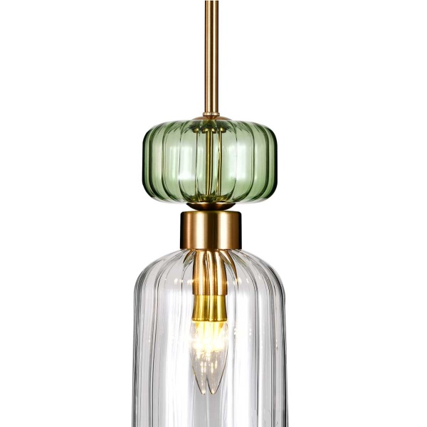 Подвесной светильник Escada GLOSS 1141/1S Green/Clear