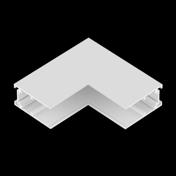 Соединитель вертикальный угловой для накладного трека 509016/509026 Uno Lightstar 509136