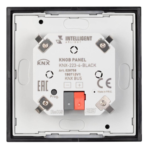 Панель управления Arlight KNX-223-4-Black 028758 Панель управления Arlight KNX-223-4-Black 028758