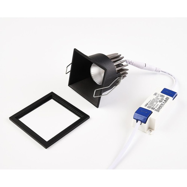 Встраиваемый светильник Italline IT06-6020 black 4000K + IT06-6021 black