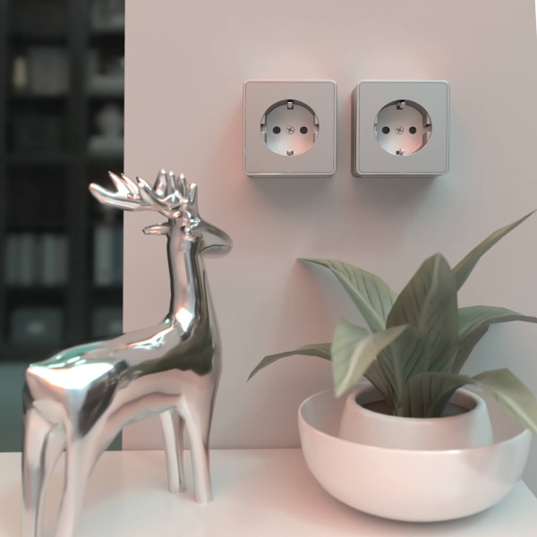 Розетка с заземлением Werkel Gallant серебряный W5071006 4690389167157 Розетка с заземлением Werkel Gallant серебряный W5071006 4690389167157