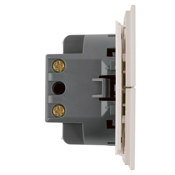 Выключатель 2-клавишный c индикатором (механизм), Stekker, 250В, 10А Мия, RSW10-3102-10, пудровый жемчуг 50476