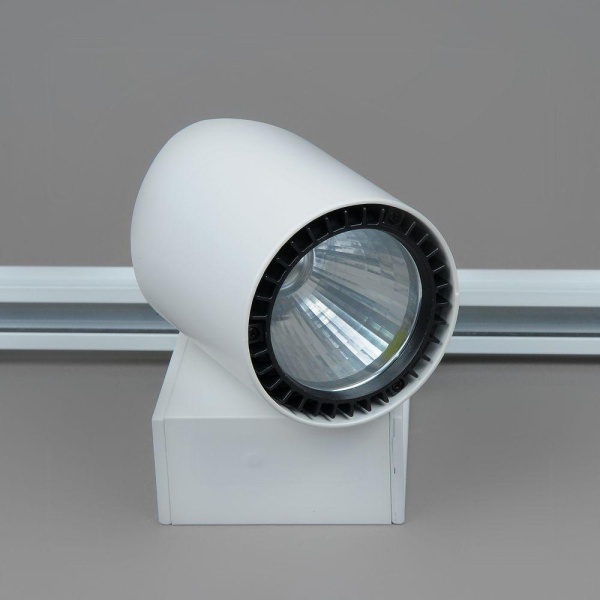 Трековый светодиодный светильник Elvan ST-04-30W-WH-BKR