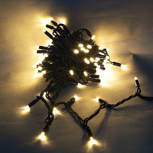 Cветодиодная гирлянда Sneha нить 230V теплый белый статичный A-026A WW