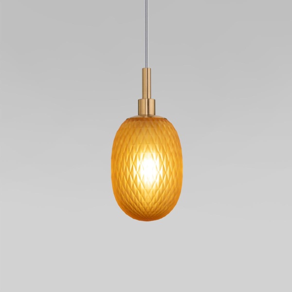 Подвесной светильник Eurosvet Pineapple 50266/1 янтарный