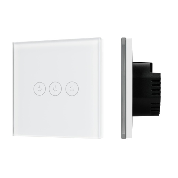 Выключатель сенсорный SWT-OMALI-S03-ZB-WH (250V, 10A, Zigbee) Arlight 050042