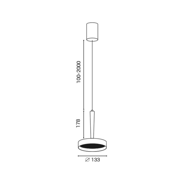 Плафон Italline IT02-025 dark silver 3000K