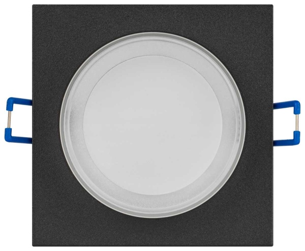 Светильник встраиваемый декоративный ЭРА DK108 BK под лампу MR16 GU5.3 черный Б0058399