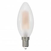 Лампа светодиодная филаментная Volpe E14 5W 4000K матовая LED-C35-5W/4000K/E14/FR/SLF UL-00008323