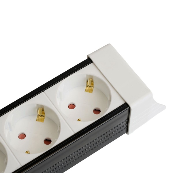 Сетевой фильтр 3-местный с/з Stekker 3x1мм2, 5 м, 250В, 16А Techno, HM22-31-05, белый 50146