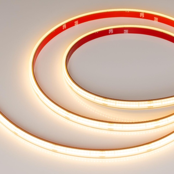Светодиодная лента герметичная CSP-PFS-X320-10mm 24V Warm2400 (10 W/m, IP68, TWP100, 5m) Arlight 060277