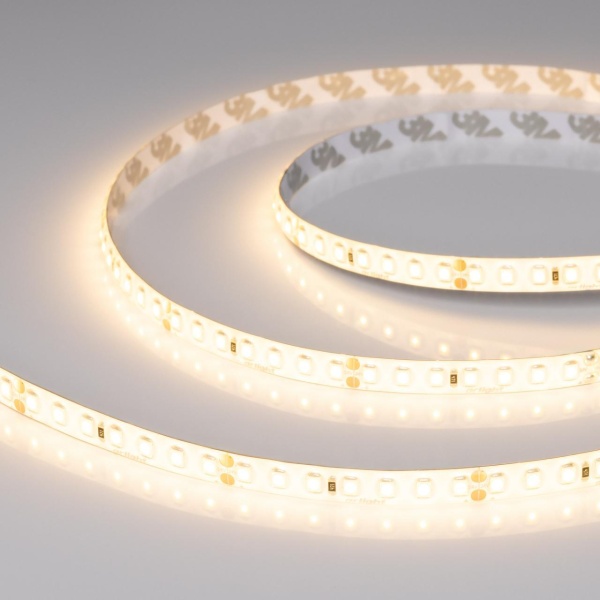 Светодиодная лента герметичная RTW-SE-A140-8mm 24V Warm2700 (5 W/m, IP65, 5m) Arlight 057517