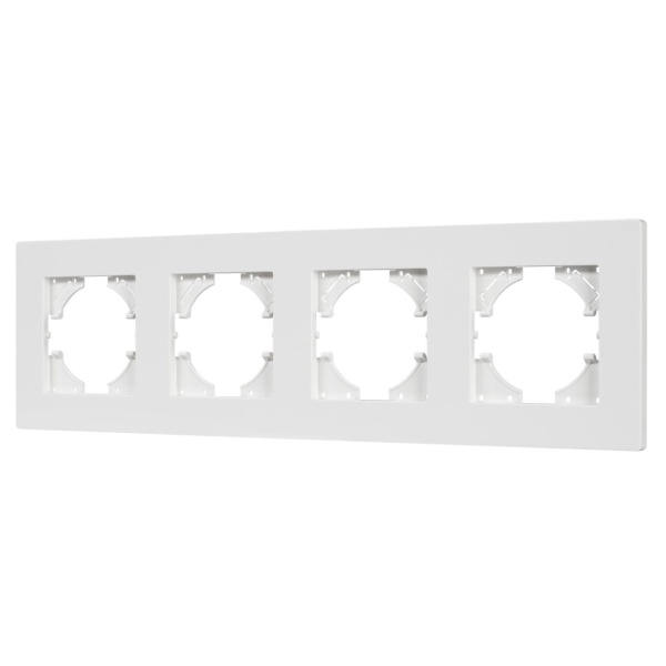 Рамка пластиковая FRM-PERIO-PL-4-WH Arlight 049758