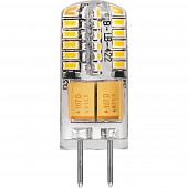 Лампа светодиодная Feron G4 3W 2700K Прямосторонняя Матовая LB-422 25531