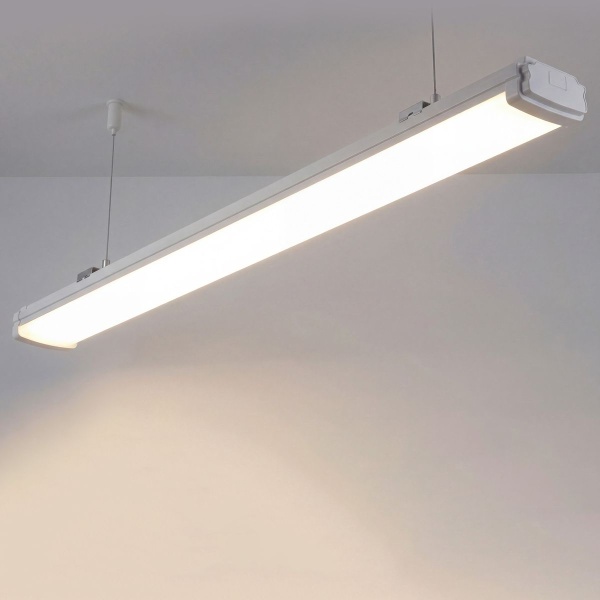 Подвесной линейный светодиодный светильник Uniel ULO-K21A 40W/4000K/L125/K IP65 WHITE UL-00013700