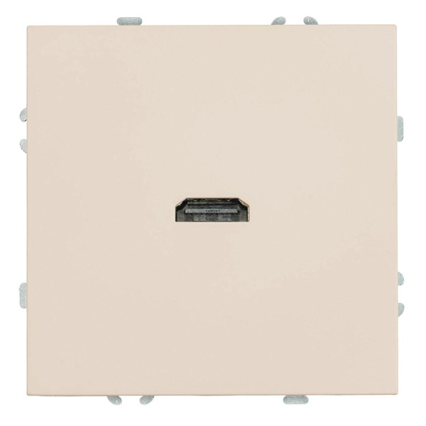 Розетка HDMI 2.0 Type A (механизм), Stekker Эмили, RST00-5118-08, кашемир, soft touch 50169