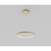 Подвесной светодиодный светильник Italline IT013-6027 gold 3000K