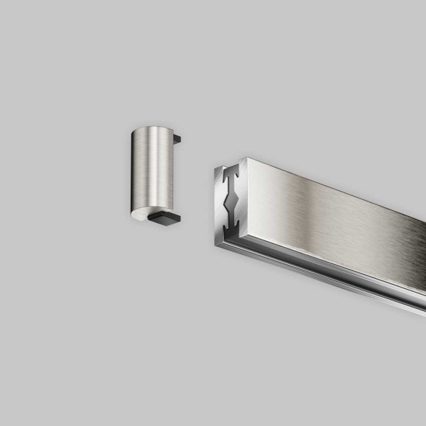 Заглушка торцевая для шинопровода Flarity,1 шт., платина Maytoni Technical FLARITY Accessories for tracks Flarity TRA154EC-PT