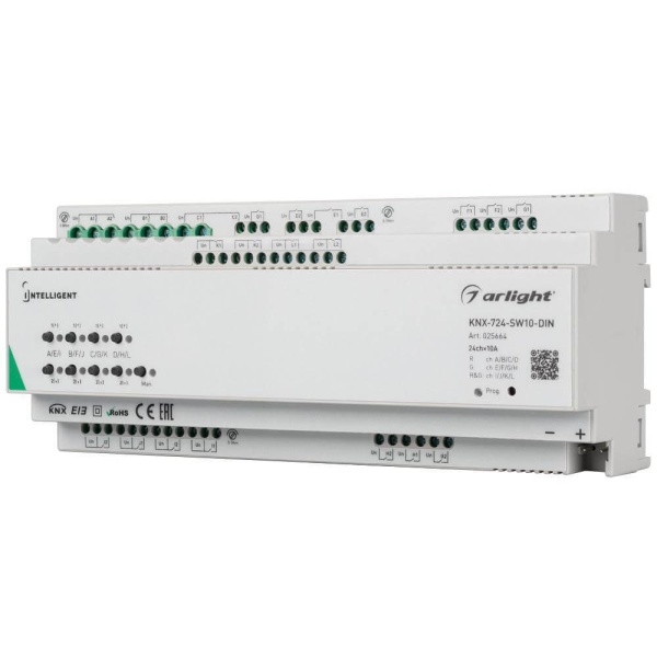 Релейный модуль Arlight KNX-724-SW10-DIN 025664 Релейный модуль Arlight KNX-724-SW10-DIN 025664