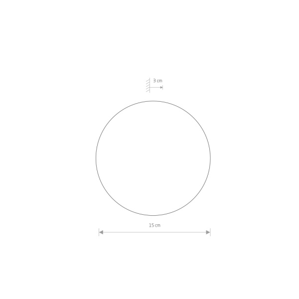 Настенный светильник Nowodvorski Ring Led S Satine Copper 10316