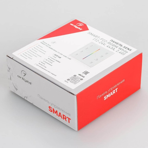 Панель управления Arlight Sens Smart-P22-RGBW White 025168 Панель управления Arlight Sens Smart-P22-RGBW White 025168
