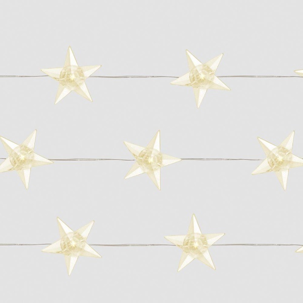 Светодиодная гирлянда Feron Звездочки USB теплый белый без мерцания CL572 41647